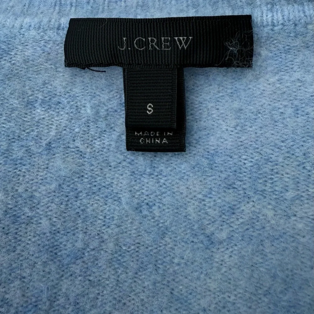 J. Crew Light Blue V-Neck Sweater